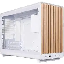 Lian LI A3-mATX M-ATX Tempered side glass Gaming Case  White [Wood Edition]