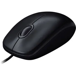 Logitech M100 Optical USB Corded Mouse – Black