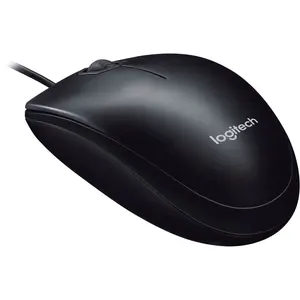 Logitech M100 Optical USB Corded Mouse – White