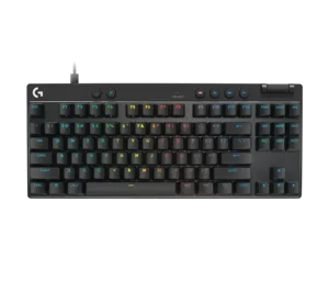 Logitech G PRO X TKL RAPID Wired Gaming Keyboard- Analog Switches - Black 