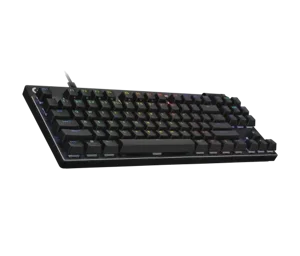 Logitech G PRO X TKL RAPID Wired Gaming Keyboard- Analog Switches - Black 