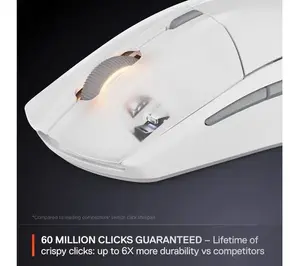 SteelSeries Rival 3 Wireless Gen 2 Gaming Mouse - White