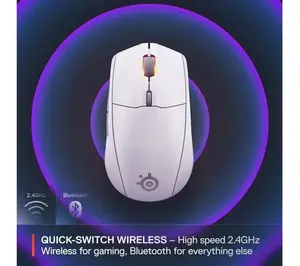 SteelSeries Rival 3 Wireless Gen 2 Gaming Mouse - White