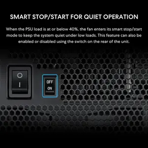 Lian Li SX Platinum 1200W SXP Compact ATX Form Factor Power Supply - Black