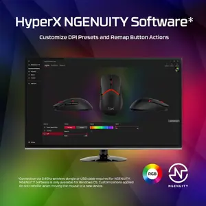 HyperX Pulsefire Saga - Gaming Mouse - Black