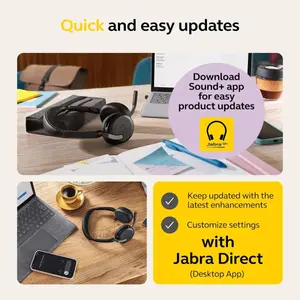 Jabra Evolve2 65 Flex Wireless Stereo Headset - Bluetooth - Black
