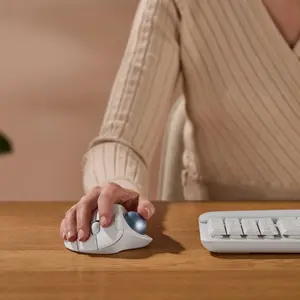 Logitech Ergo M575 Wireless Trackball Mouse White