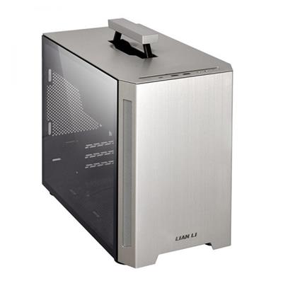 LIAN LI TU150 Tempered Glass ITX case - Silver