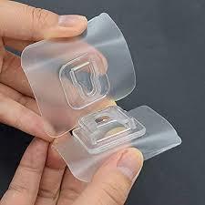 Double-Sided Adhesive Wall Hooks Hanger 4pcs