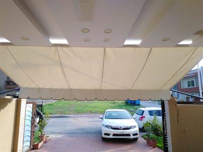 Canvas Tarpal ,Strips design, 100% Waterproof+ Heat-resistance,With loops and rings on all sides with every 3 feet distance,Used for sunshade and other outdoor activities.Without frame.