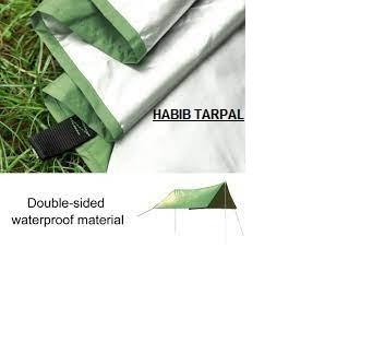 Size (9 ft X 15 ft) Green 100% waterproof  tarpaulin,UV stabilized,durable,high quality,edge to edge borders double stitched with 10 rings,used for shun shade and other outdoor activities.