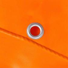 HEAVY DUTY KOREAN PLASTIC ORANGE TARPAL SIZE (18 ft X 33 ft) 200 gsm USED FOR SUNSHADE AND OTHER OUTDOOR ACTIVITIES.