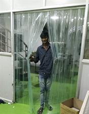 Transparent Thermal Insulated Door Curtain, Door Cover- Keep Warm in Winter Cool in Summer for Air Conditioner, Heater...