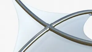 White Hyper Model Tensile Structures
