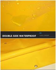 100% WATERPROOF ,PLASTIC ,KOREAN ,HEAVY DUTY ,TARPAL ,(180 GSM)YELLOW COLOR ,USED FOR SUNSHADE AND OTHER OUTDOOR ACTIVITIES.