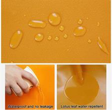 HEAVY DUTY KOREAN PLASTIC ORANGE TARPAL SIZE (18 ft X 33 ft) 200 gsm USED FOR SUNSHADE AND OTHER OUTDOOR ACTIVITIES.
