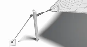 PVC Tensile Structure Square
