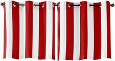 Red and White Stripe Curtain canvas Fabrics,100% waterproof,Heat resistance, uv-stabilised.Used for sunshade & privacy fence.
