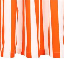 Orange and White Stripe Curtain canvas Fabrics,100% waterproof,Heat resistance, uv-stabilised.Used for sunshade & privacy fence.