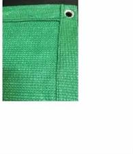 Green Sun Shade net (Shading rate :70% - 80% ) High quality 100% , For Lawns, gardens , green house )  With hooks on every 3 feet distance on sides and double stitched edge to edge borders.