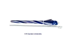 Imported Korean 6 feet diameter blue Umbrella / With Uv Protection. Waterproof,Good quality,Imported Umbrella.