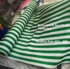 Green/White Shade Curtin Net With big rings, High quality,Shading Rate 90%-95%,Used for Garden, Balconies,Playgrounds, Swimming pool.The Green Shade Net reduces temperatures by up to 8 degrees.