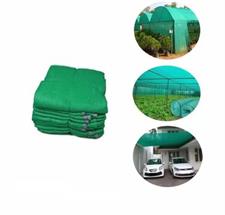 Green Net Shade For Lawns, gardens,High Quality, Sun Shade 85%, ( green house ) & construction site In All Custom Sizes with loops on every 3 feet distance on sides and double stitched edge to edge borders with cotton nawar.