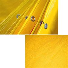 100% WATERPROOF ,PLASTIC ,KOREAN ,HEAVY DUTY ,TARPAL ,(180 GSM)YELLOW COLOR ,USED FOR SUNSHADE AND OTHER OUTDOOR ACTIVITIES.