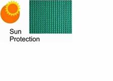 Green Sun Shade net (Shading rate :70% - 80% ) High quality 100% , For Lawns, gardens , green house )  With hooks on every 3 feet distance on sides and double stitched edge to edge borders.