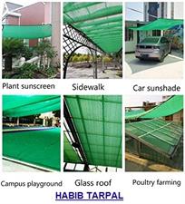 Green Net Shade For Lawns, gardens,High Quality, Sun Shade 85%, ( green house ) & construction site In All Custom Sizes with loops on every 3 feet distance on sides and double stitched edge to edge borders with cotton nawar.