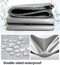 Heavy Duty Plastic Tarpal ,Silver, 200 gsm , Made in Korea,100% Waterproof+Heatproof,Sun proof.Perfect for house, garden, outdoor, camping and much more