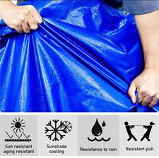 100% WATERPROOF PLASTIC KOREAN TARPAL SIZE (18 ftX27 ft) USED FOR SUNSHADE AND OTHER OUTDOOR ACTIVITIES.