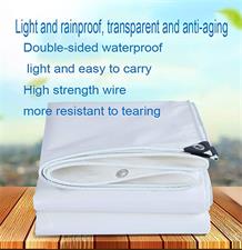 100% WATERPROOF WHITE PLASTIC TARPAL SIZE (18 ftX24 ft) USED FOR SUNSHADE AND OTHER OUTDOOR ACTIVITIES