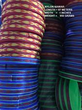 Cotton & Nylon Niwar used to form the web of a charpai (a kind of rope bed)
