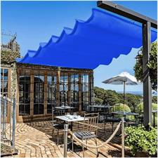 Sliding Blue Color Sunshade Net,Anti-UV,Shading rate 85%,Heat-resistance.