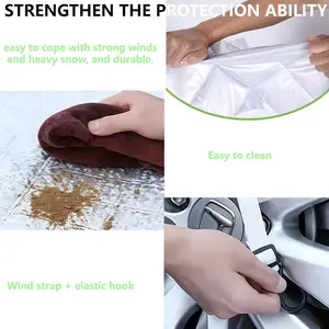 Anti Hail Multilayer Thickened  Car Cover with 12mm Thick High Density EVA Cushioning Foam Pad