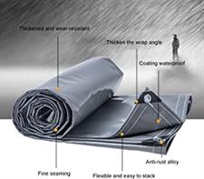 Heavy Duty Plastic Tarpal ,Silver, 200 gsm , Made in Korea,100% Waterproof+Heatproof,Sun proof.Perfect for house, garden, outdoor, camping and much more