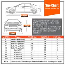 Anti-Hail Heavy-Duty Car cover with thick foam 3 layer 12mm thickness inside,100% waterproof+heat-resistance korean parachute out side layer & soft fabric layer inside to prevent car from scratches.