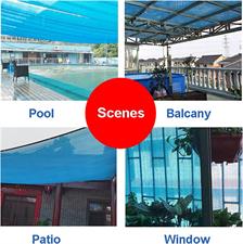 Dark Blue Sun Shade Net, High Quality ,SIZE (13 ft X15 ft),Shading Rate 90%-95%,Used for Garden, Balconies,Playgrounds, Swimming pool.The Dark Blue Shade Net reduces temperatures by up to 8 degrees.