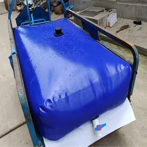 PVC Water Storage Tank,Folding Tarpaulin Reservoir Bag with Valve, Emergency Water Bladder for Outdoor Garden Lrrigation Breeding