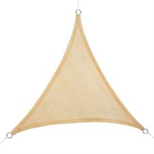 Beige Color Triangle Sunshade net,Shading rate 85%,UV-Stabilised,Heat-resistance,Used for sunshade & other outdoor activities.