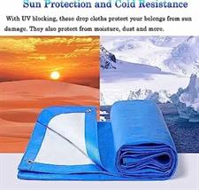 100% WATERPROOF PLASTIC KOREAN TARPAL SIZE (18 ft X 24 ft) USED FOR SUNSHADE AND OTHER OUTDOOR ACTIVITIES.