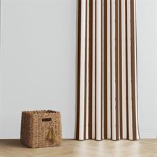 Brown and White Stripe Curtain canvas Fabrics,100% waterproof,Heat resistance, uv-stabilised.Used for sunshade & privacy fence.