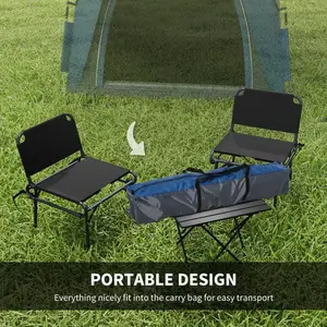 7-8 Person Pop Up Camping Tent, Quick Setup Automatic Hydraulic Family Travel Tent with Windows, Doors and Carry Bag, Blue