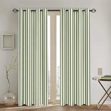 Green and White Stripe Curtain canvas Fabrics,100% waterproof,Heat resistance, uv-stabilised.Used for sunshade & privacy fence.