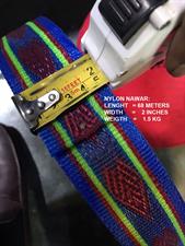 Cotton & Nylon Niwar used to form the web of a charpai (a kind of rope bed)