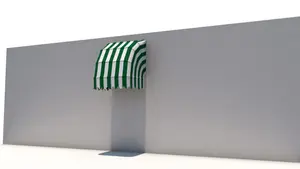 Door Window Canopy, Polyester Fabric Dome Canopy Cover, Foldable Rain Snow Protection Sunshade for Outdoor Patio Access, Fully Assembled
