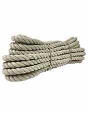6 mm Natural Cotton Rope x 50 feet Hank, Soft Cotton Rope, White Natural Rope.
