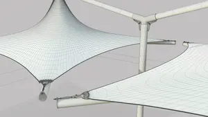 PVC Tensile Shade Structure