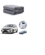 Honda City Car Cover with Triple Stitched Fully Elastic Ultra Surface Body Protection (Grey Look).